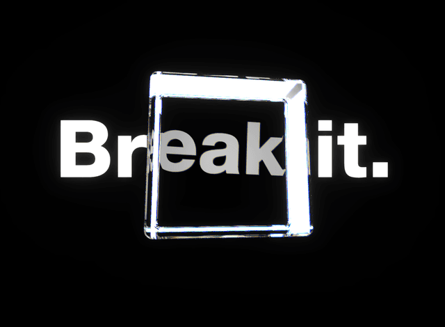 Break the cube